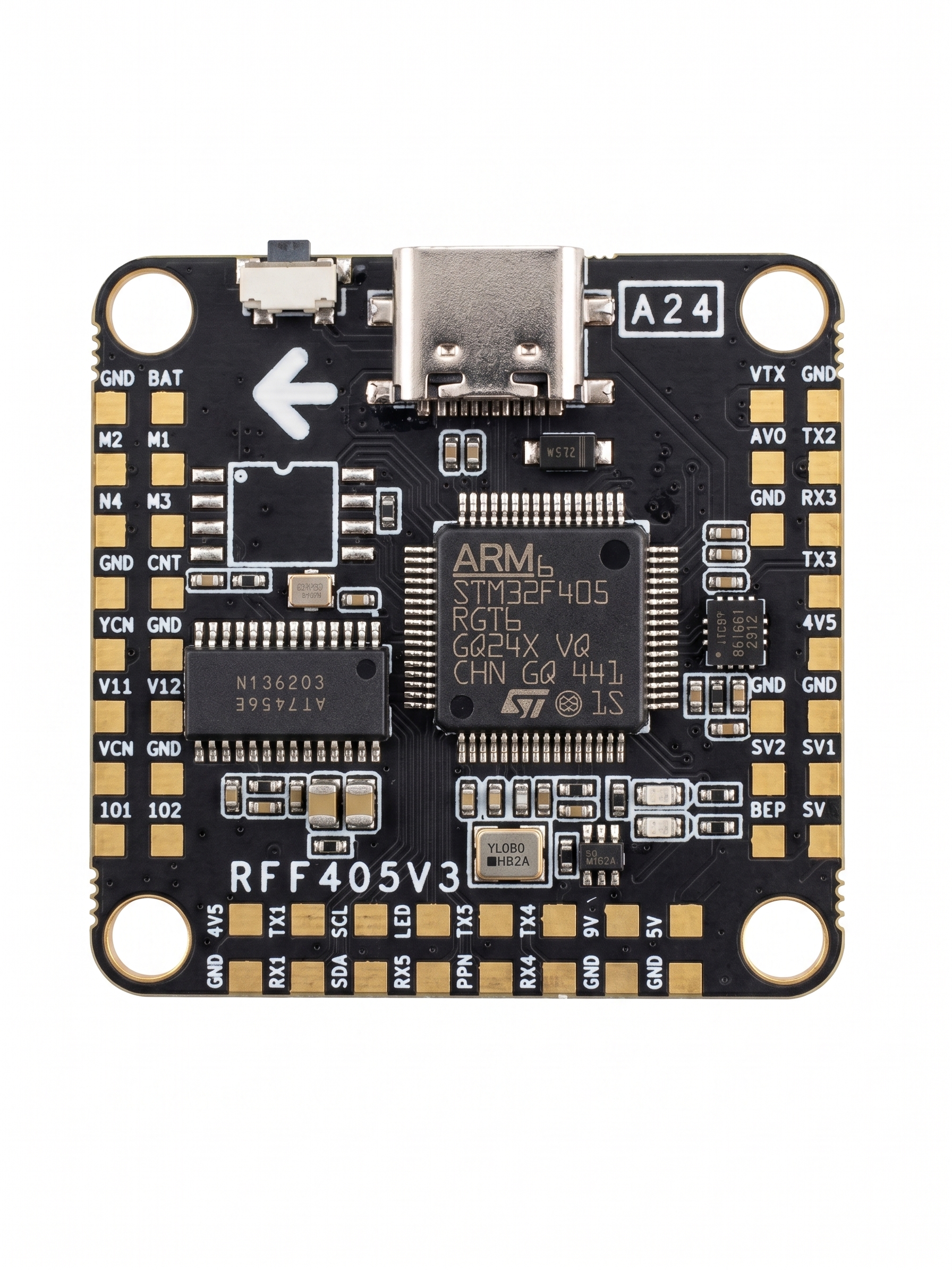 OEM RFFS-F405-50A Fpv Drone Uçuş Kontrol Kartı + 50A Esc Stack (STM32F405, ICM42688P, DSHOT600)