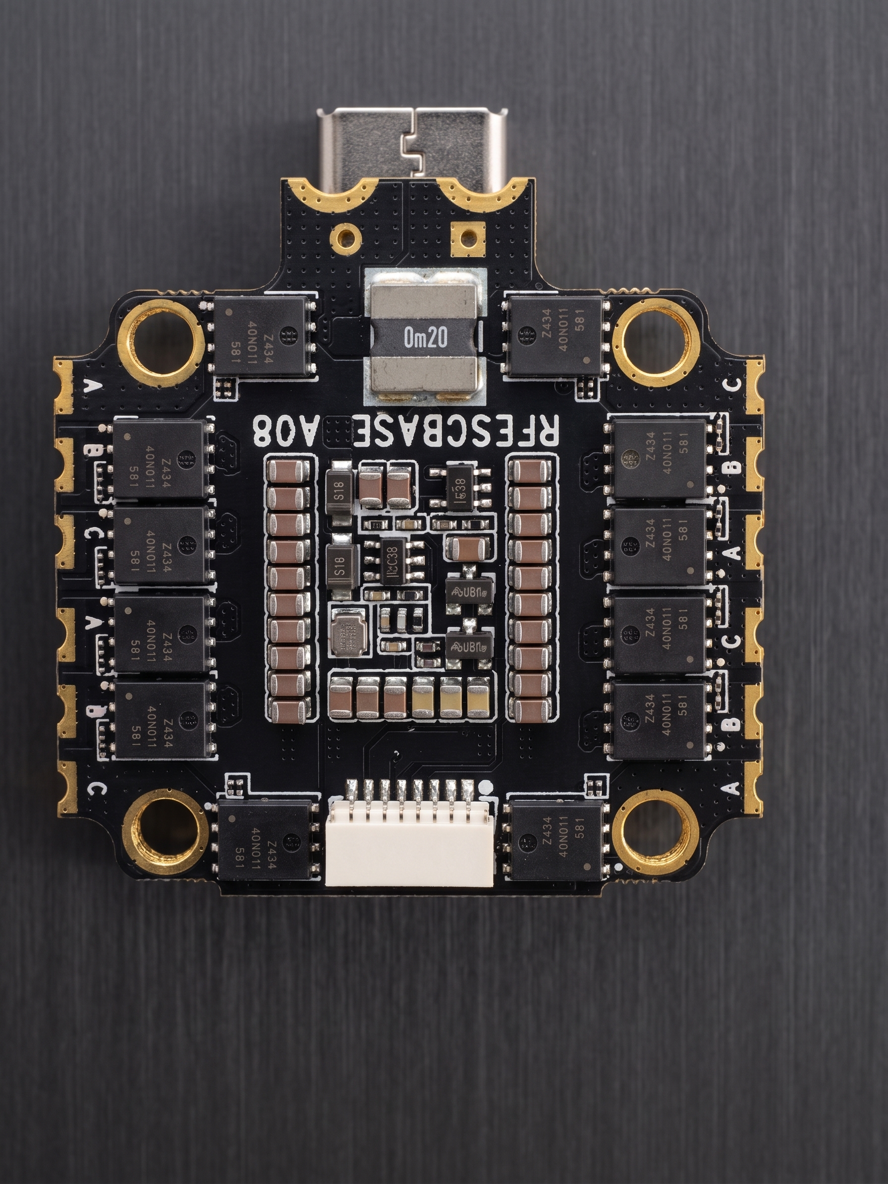 OEM RFFS-F405-50A Uçuş Kontrol Kartı + Rfcam-Night Fpv Kamera Seti (2'li) — STM32F405 Esc Stack + Gece Kamerası