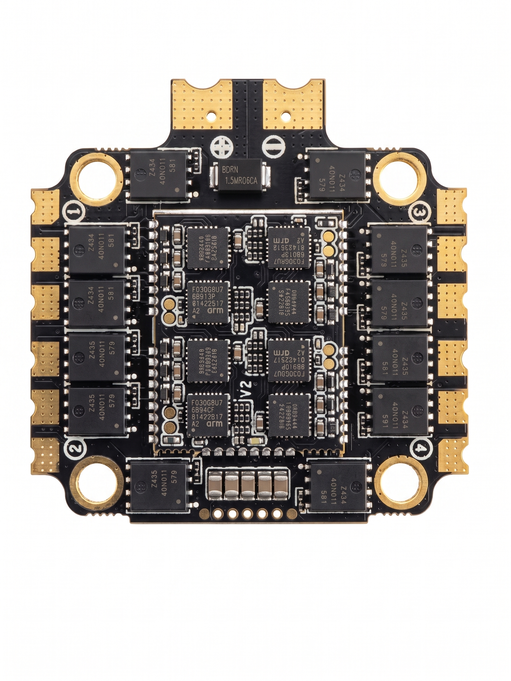 OEM RFFS-F405-50A Uçuş Kontrol Kartı + Rfcam-Night Fpv Kamera Seti (2'li) — STM32F405 Esc Stack + Gece Kamerası