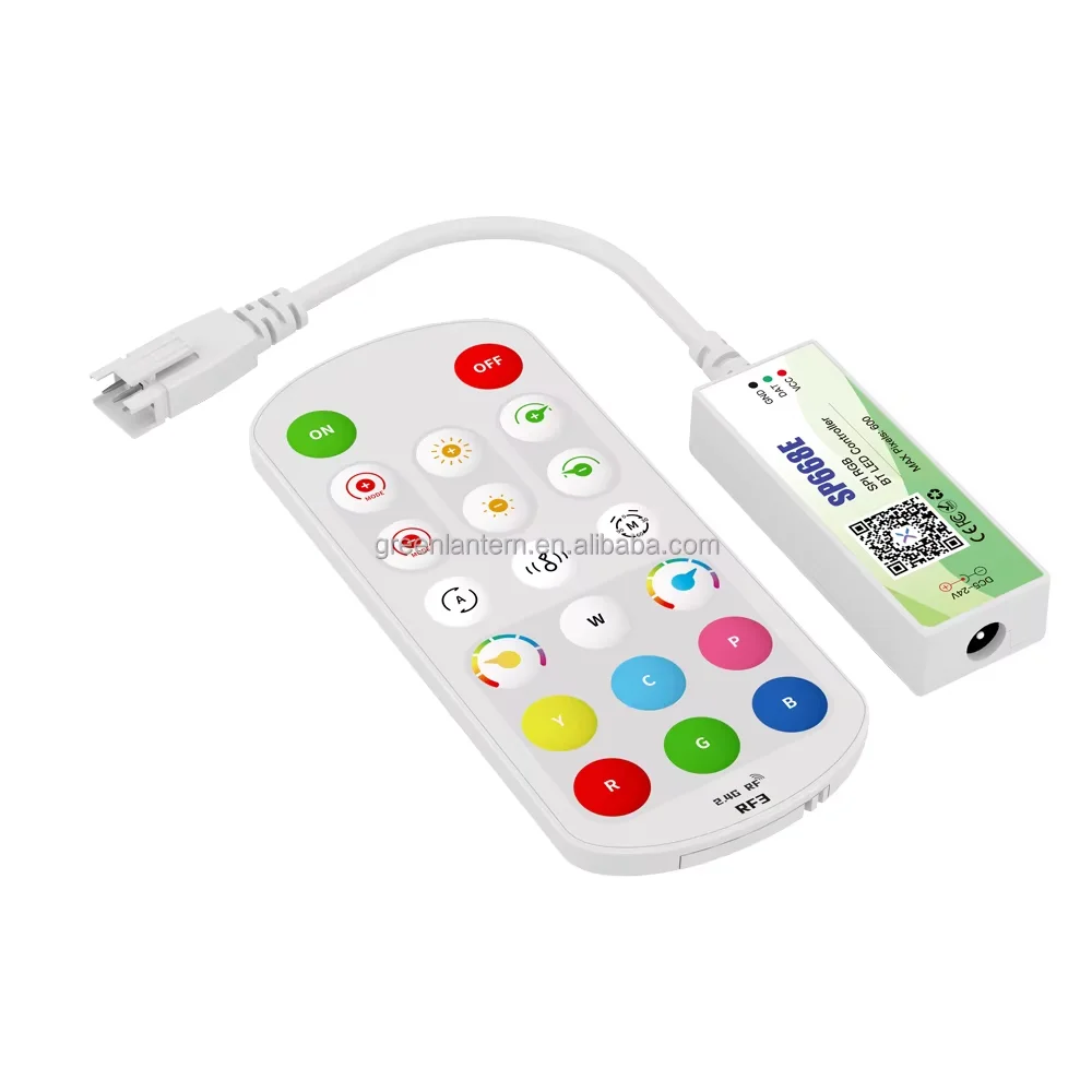 SP668E Bluetooth SPI LED Kontrol Cihazı (Adreslenebilir Şerit, App Kontrollü)