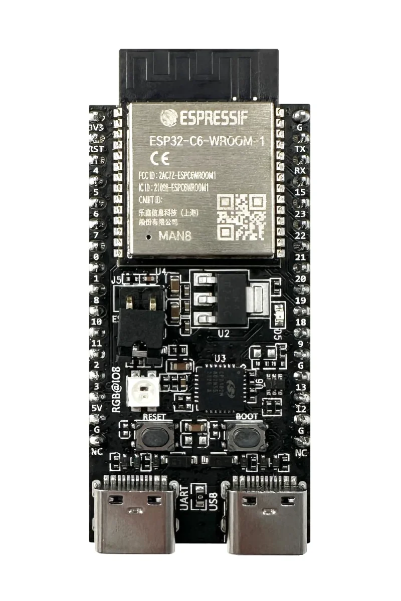 ESP32-C6-DevKitC-1-N8 WiFi 6 + Bluetooth 5 Geliştirme Kartı